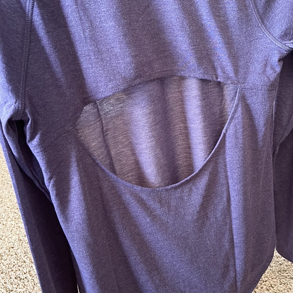Under Armour Purple Open Back Shirt - Picture 5 of 5